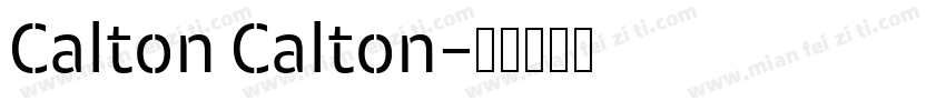 Calton Calton字体转换